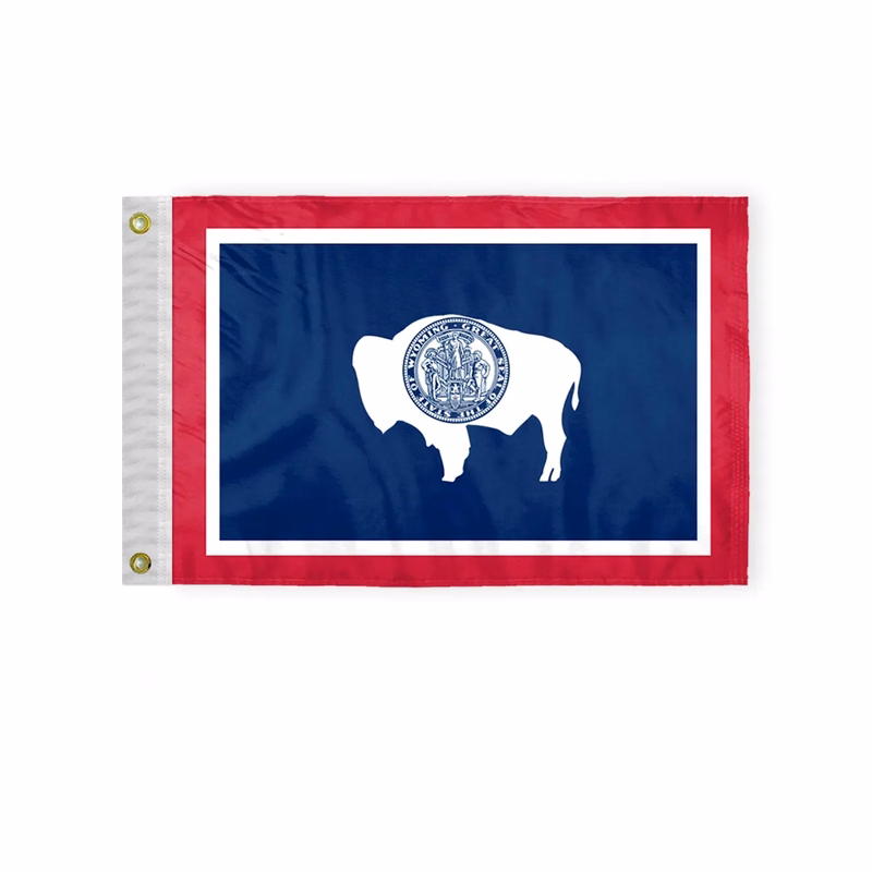 12"x18" to 8'x12' Wyoming Nylon Flags