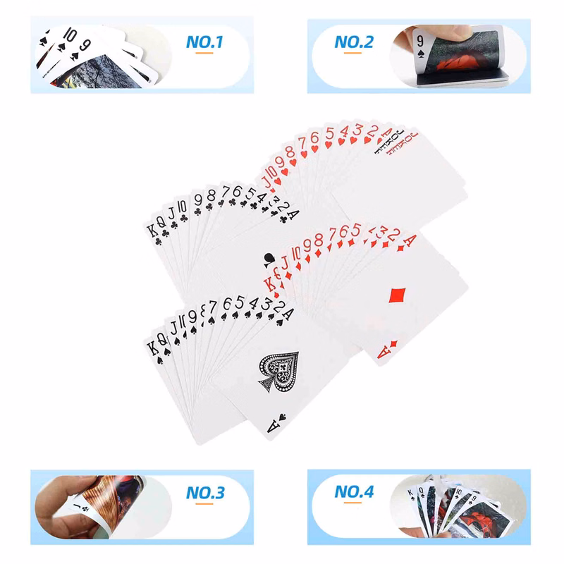Luxury Gold Foil Classic PVC Waterproof Playing Poker Cards