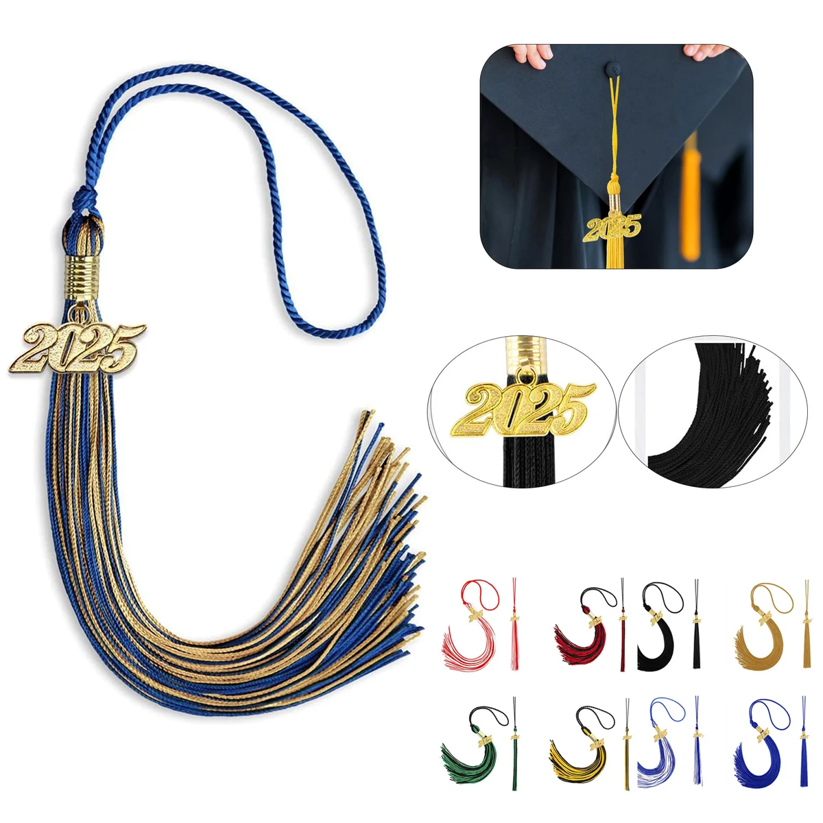 Graduation Bachelor's cap tassel 1