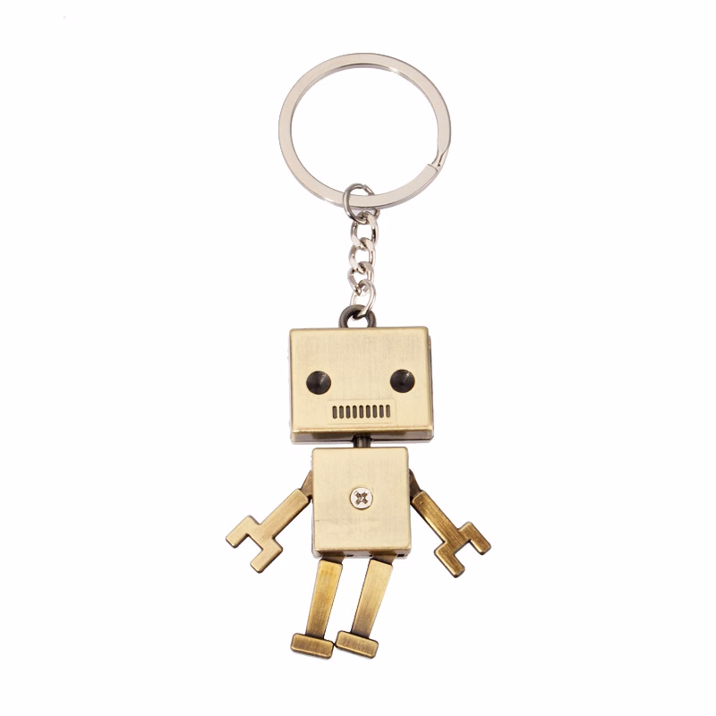 Retro Robot Keychain