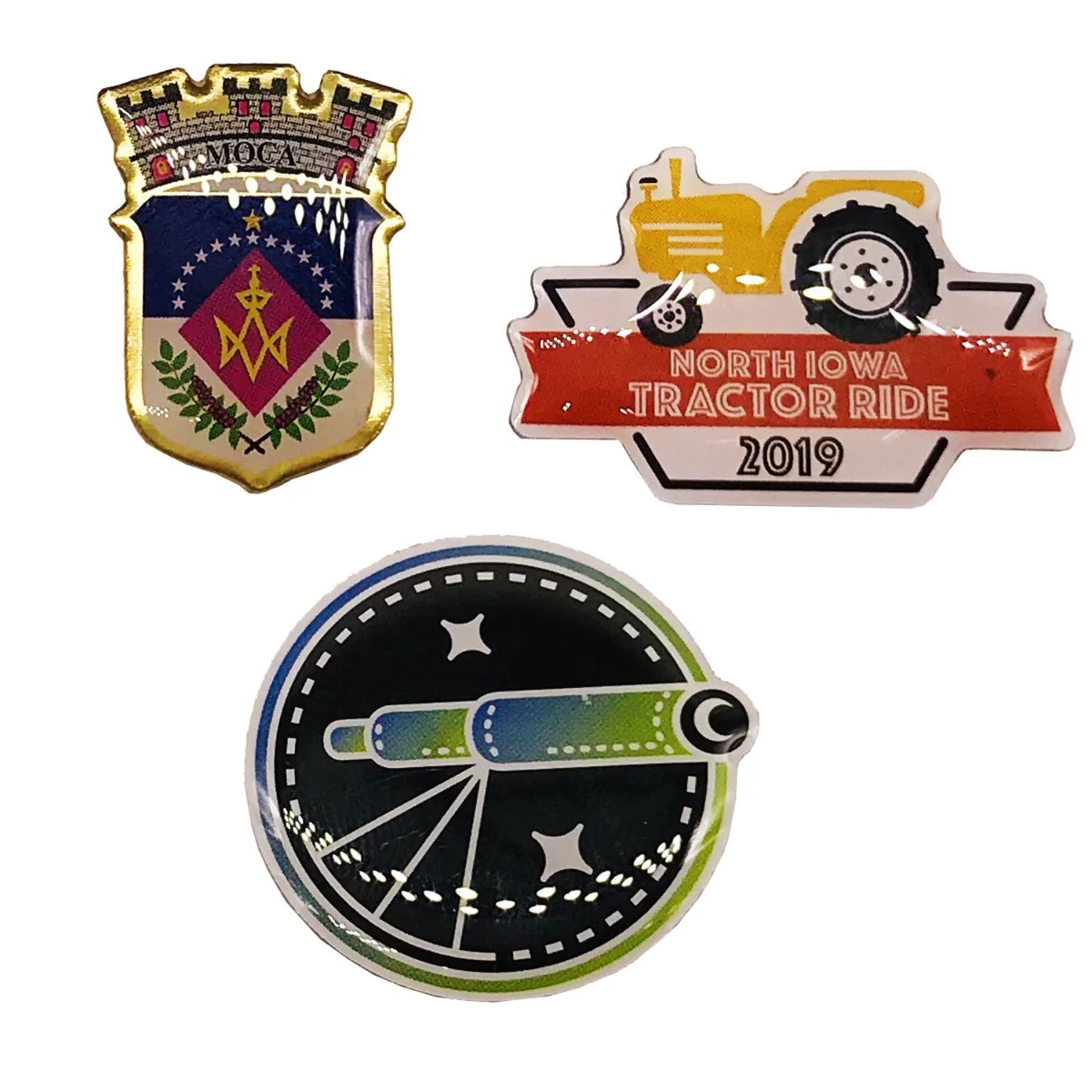 1" Custom Lapel Pins - Offset Full Color 1